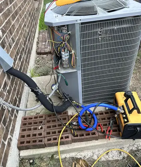 performing a diagnostic on an AC that is not working properly